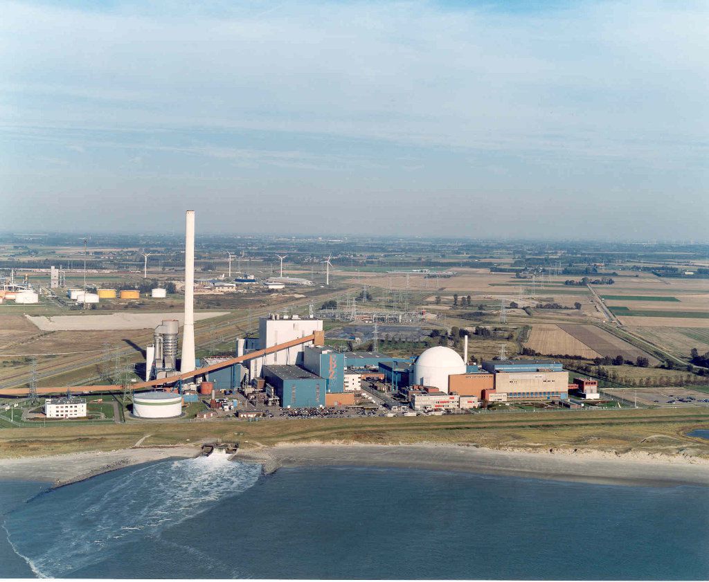De kernenergiecentrale van Borssele